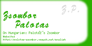 zsombor palotas business card